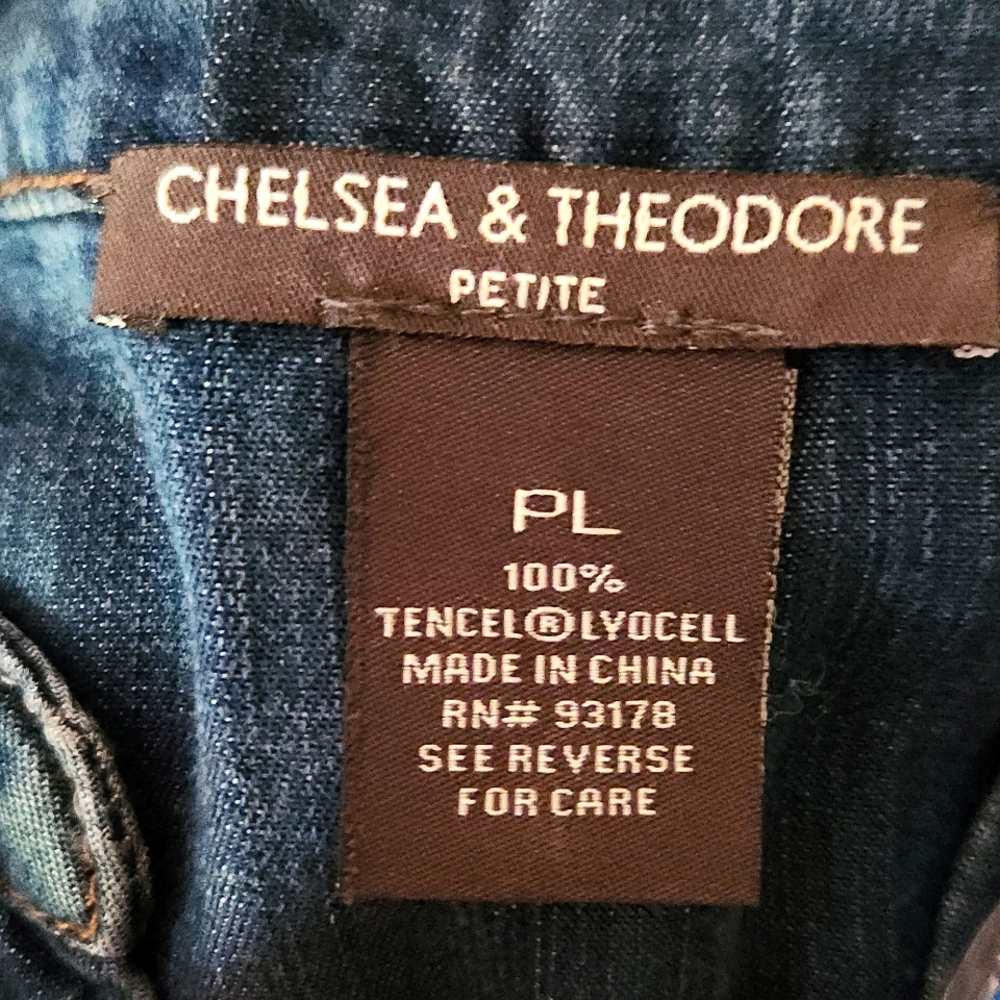 Chelsea & Theodore Girl Next Door Demin Dress - Picture 5 of 5